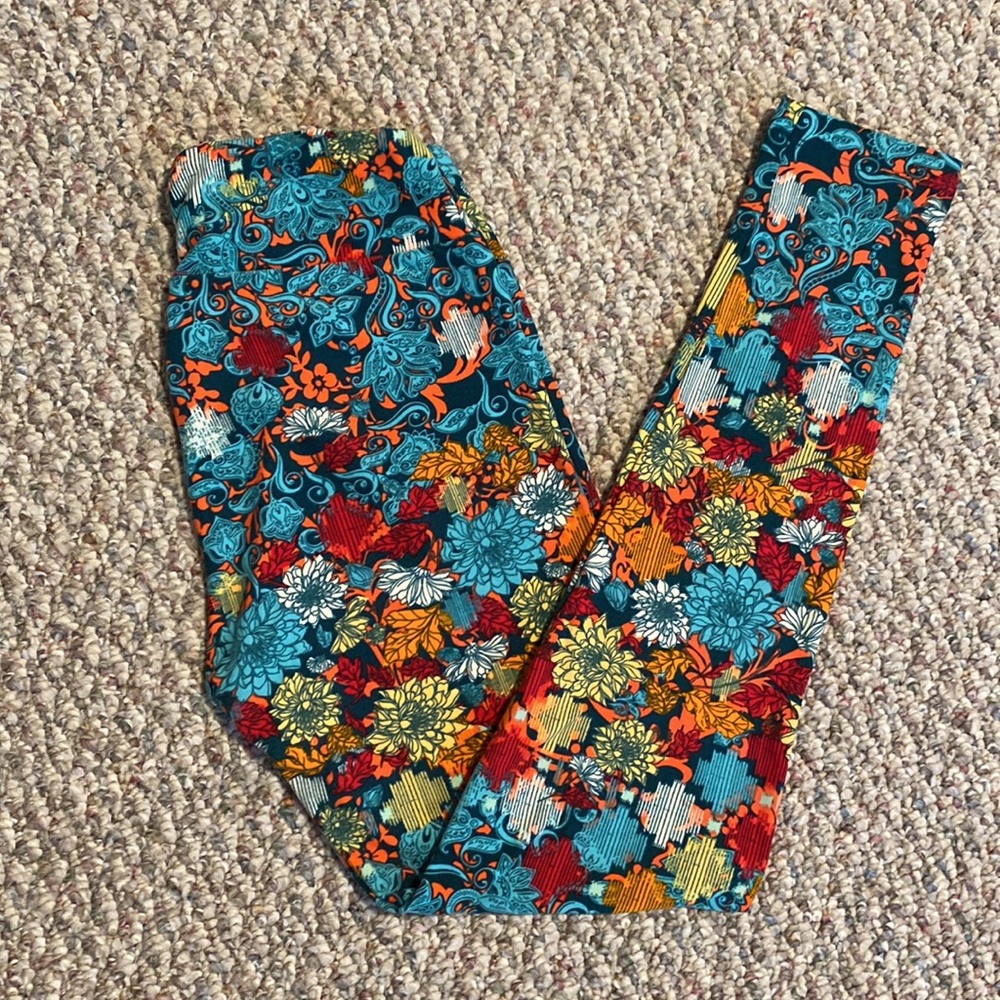 LuLaRoe Floral Printed Leggings